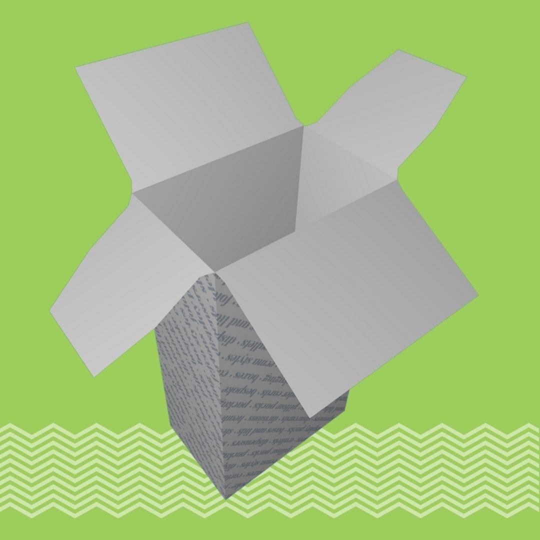 Cardboard carton packaging printer and Cardboard carton packaging manufacturer. Tuck-in top cartons skillet. Tams Packaging.