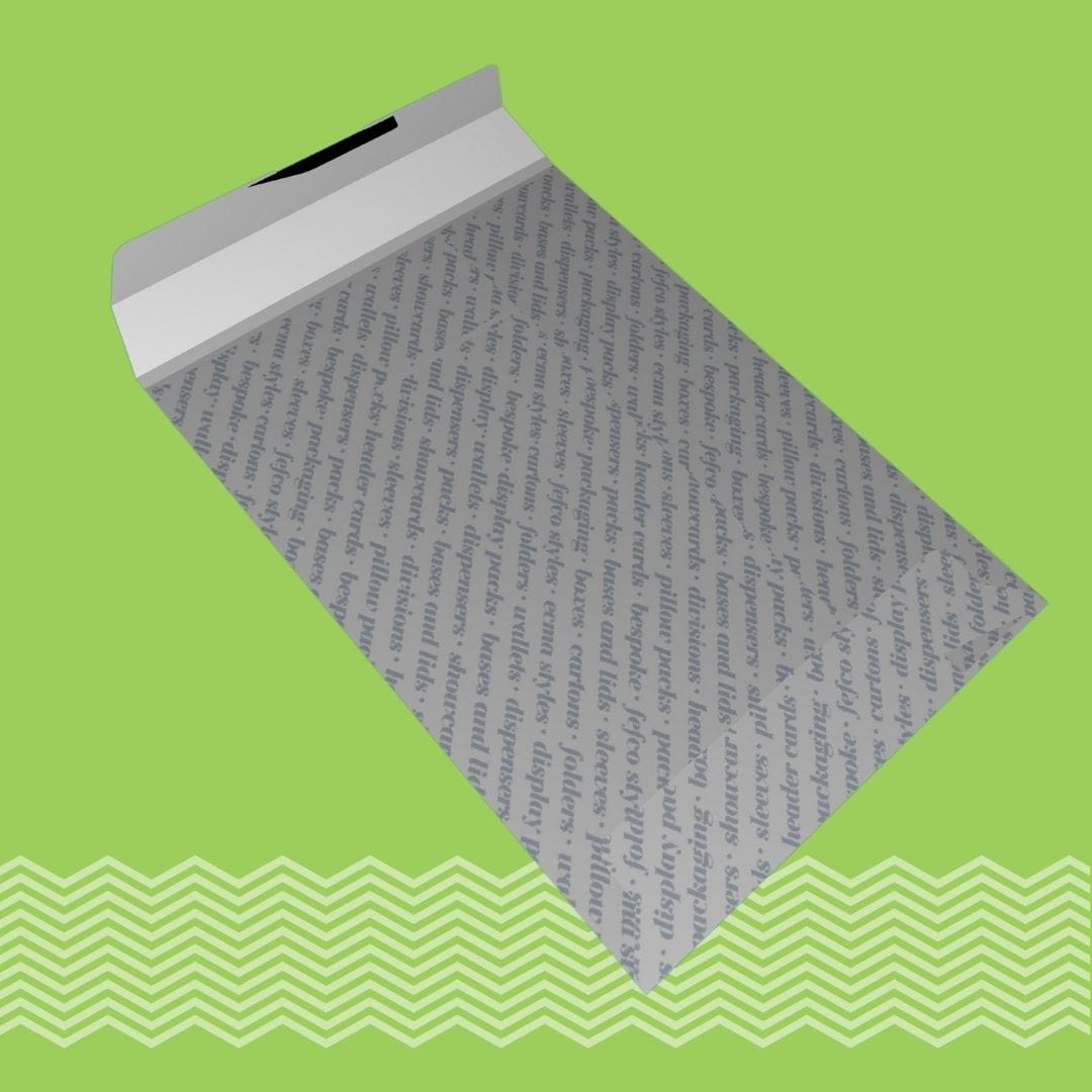 Cardboard carton packaging printer and Cardboard carton manufacturer. Folders, Wallets, Pillow Packs WALLET GLUED ON SIDE AND BASE. Tams Packaging.