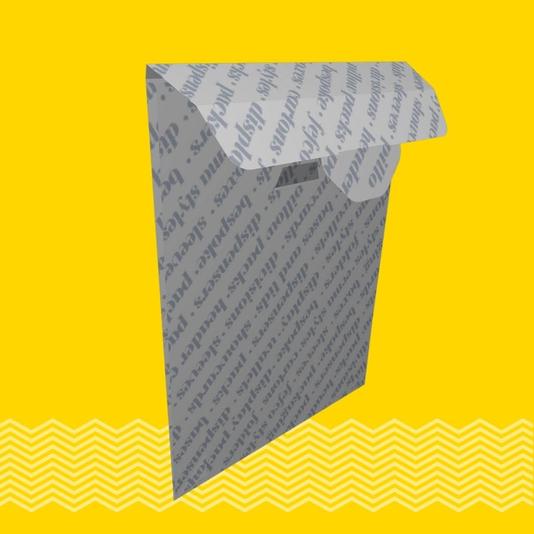 Cardboard carton packaging printer and Cardboard carton manufacturer. Folders, Wallets, Pillow Packs WALLET GLUED ON SIDES. Tams Packaging.