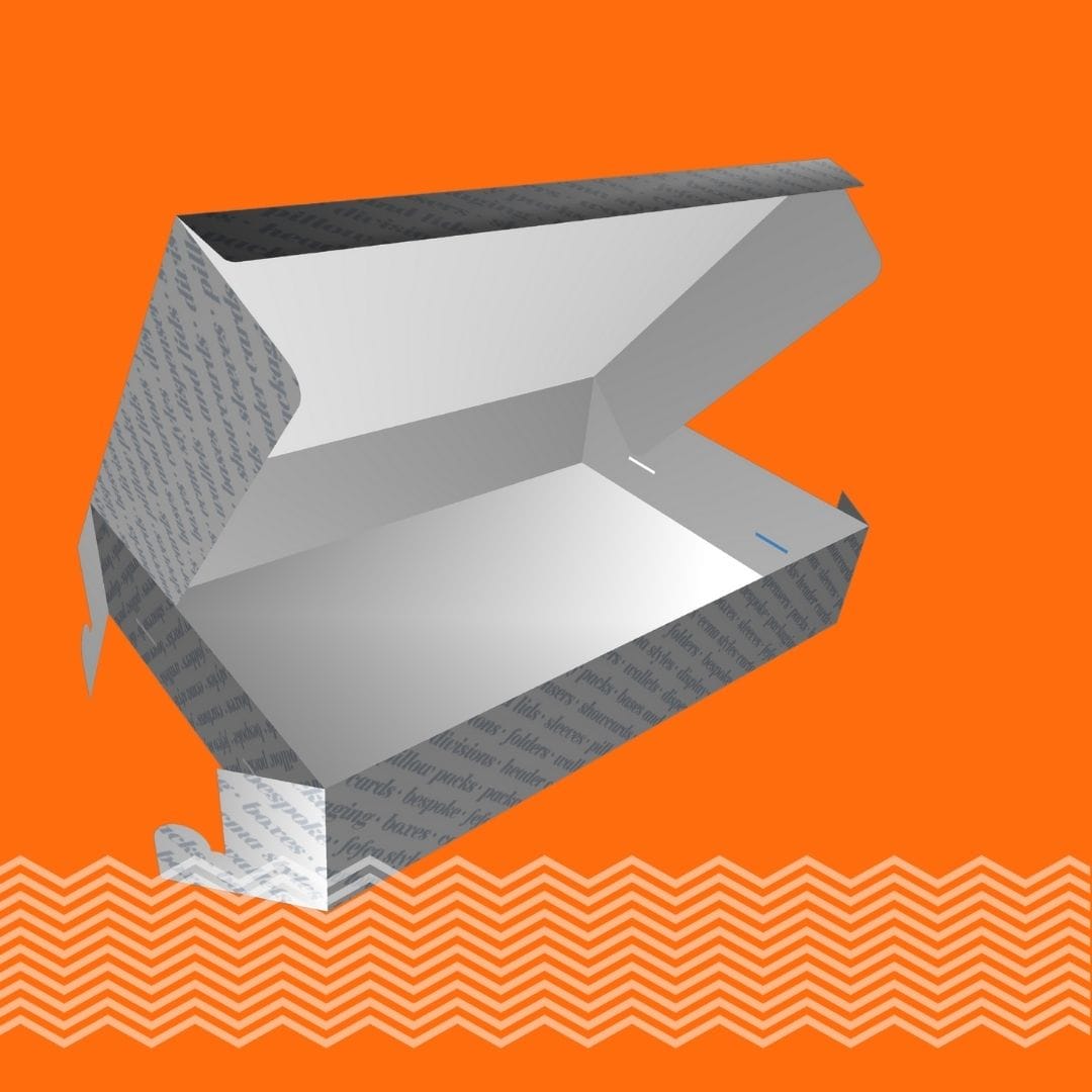 Cardboard carton packaging printer and Cardboard carton manufacturer. Cartons with headers Cake box packaging. Tams Packaging.