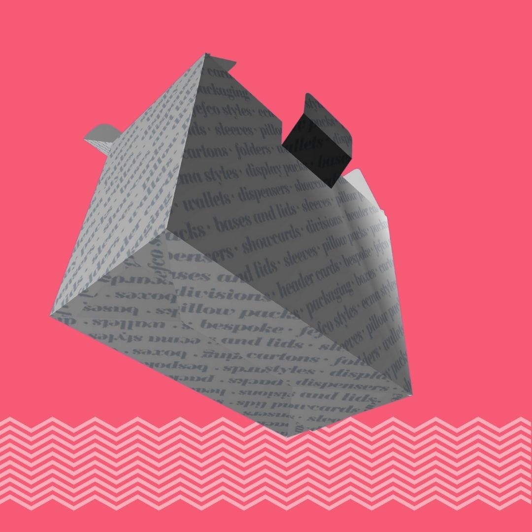 Cardboard carton packaging printer and Cardboard carton packaging manufacturer. Tuck-in top cartons CRASH LOCK BASE TUCK IN BACK. Tams Packaging.